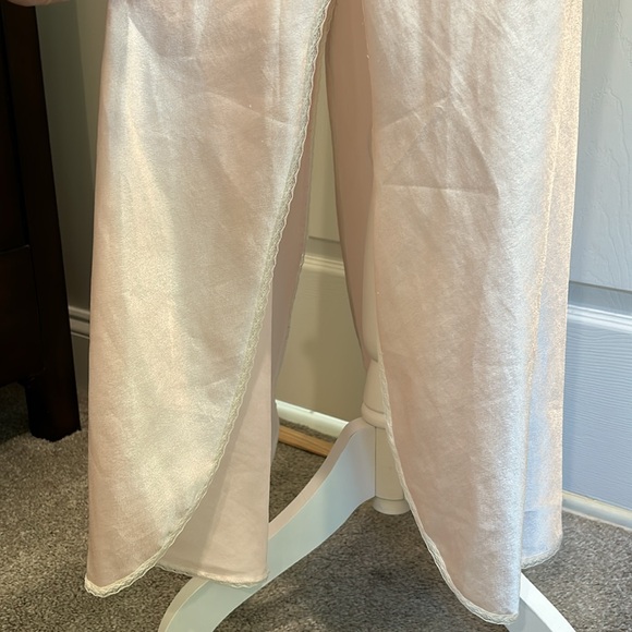 Christian Dior size small ankle length vintage pink negligée - Picture 5 of 10